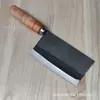 Faca Pequena para Peixe em Aço Carbono, Faca para Peixe com Cabo de Madeira, Faca Quadrada Pequena em Aço Carbono, Faca de Corte Afiada e Prática, Faca de Cozinha, Faca para Cortar Faca