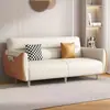 Sofá cama para apartamentos pequeños, habitaciones de alquiler, salas de estar, sofá perezoso, sofá de tela para apartamento, sofá plegable de tela moderno