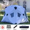 Tienda de Algodón para Pesca en Hielo al Aire Libre Camping de Invierno Pesca de Invierno Tienda de Pesca Resistente al Viento y al Frío Tienda Engrosada con Algodón Adicional para Pesca de Invierno