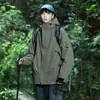 Chaqueta de Nuevo Estilo para Hombres y Mujeres, Exterior Otoño e Invierno con Capucha Desmontable, Chaqueta Cortavientos, Impermeable y a Prueba de Viento, Ropa de Montañismo Tres en Uno