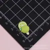 Brochetas Mini de Frutas Falsas Brillantes Mangostán Durazno Manzana Pegamento de Crema Accesorios de Resina DIY Pegatinas para Ligas de Cabello