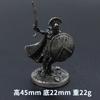Retro Cobre Blanco Soldado Espartano Modelo de Juguete Shogunato Samurái Regalo para Niños Juego de Mesa Piezas de Ajedrez Adornos