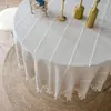 Em Estoque 50 Tipos de Toalhas de Mesa Xadrez Listrado, Caminhos de Mesa, Almofadas Decorativas, Capas de Sofá, Tecido Bordado Estilo Americano, Jogos Americanos, Tecido para Roupas Venda por Atacado