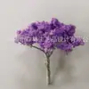 Acessórios Criativos de Bola de Cristal Micro Paisagismo Decorações de Bola de Vidro Decorativas Árvore de Flores Poste Branco-Roxo Lavanda