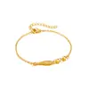 2026 Nuevo Modelo Xiaohongshu Tendencia Estilo Familia Zhou Año del Pez Pulsera de Filigrana de Oro de Arena Vietnamita Pez Amarillo Joyería