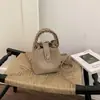 Bolsa feminina de nicho de alta qualidade, nova moda de verão 2026, bolsa de ombro transversal, bolsa de balde handbag super popular no Instagram