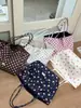 Bolso cruzado nuevo para mujer, elegante 2026 casual de gran capacidad para estudiante, bandolera, bolso de mano con lunares de moda coreana
