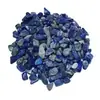 Lapis Lázuli Azul Natural Cristal de Cuarzo Grava Pulida Muestra Piedras Naturales y Minerales Piedras para Acuario