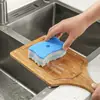 Esponja para lavar platos estropajo paño de cocina suministros de cocina cepillo de limpieza cepillo para ollas artefacto para lavar platos bloque de esponja para lavar platos borrador mágico
