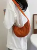 Bolso Cruzado de Nailon para Mujer 2026 Nuevo de Moda Bolso Dumpling Ligero Pequeño Bolso de Hombro Bolso de Axila Bolso de Hombro Único de Lona Versátil