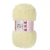 Hilo de Peluche de Lana Rizada de Oso Hecho a Mano Diy 50G Tejer Estilo Ins Bufanda Sombrero Muñeco de Dibujos Animados Hilo