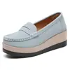 Otoño 2024 Nuevos Zapatos de Madre de Gamuza Ligeros Cómodos Zapatos de Plataforma con Cuña Casuales para Mujer Zapatos de una Sola Capa que Aumentan la Altura