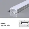 Luz Linear LED Canal de Alumínio Embutido Luz Linear Preta Montada na Superfície Teto Ranhura para Luz Linear Brilho Alto