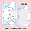 Conjunto de Cartões Fofos Desenho Animado Ins Sanrio Refeição Card Certificado de Ônibus Conjunto de Proteção de Acesso ao Campus Cordão para Cartão de Acesso