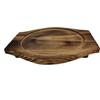 Hotel Familiar base para olla de madera color carbón base para vajilla base para olla de cerámica base de madera maciza base para olla de arena base aislante de madera