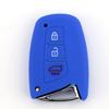 Adecuado para Hyundai's New Shengda Gueya Keshi Smart 3 Botones Bolsa de Llave de Silicona Funda de Llave Genes Funda Protectora