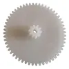 Em estoque Módulo 0.5 Engrenagem Plástica de Camada Dupla 40 42 44 46 48 50 56 Dentes Redução Dupla Dentes Empilhados