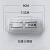 Clipe traseiro para capa de celular, clipe grande oval com mola telescópica, clipe aplicável para capa de celular, suporte de material ajustável, faça você mesmo