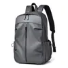 Mochila Mochila de Negocios para Hombre Tejido Resistente al Desgaste para Exteriores Bolsa para Computadora Informal Simple Bolsa de Viaje para Estudiante de Secundaria