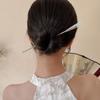 Novo Estilo Retro Chinoiserie High-End Prendedor de Cabelo Leque Metal para Cabelo Dinastia Han Cheongsam Borla Passo Acessórios de Cabelo Adorno de Cabeça Feminino