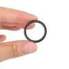 Anillo de Llave Plano Negro Puro de 25 mm Llavero Redondo Joyería Bolsas de Juguete Taza de Agua Anillo para Colgar Accesorios