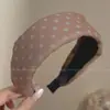 Diadema retro de corona alta para mujer, simple y elegante, diadema de ala ancha que no estrangula el cabello, accesorio para el cabello de moda estilo coreano
