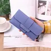 Cartera de Mujer Larga 70% de Descuento Tipo Flip K Pequeña Fresca Estudiante Posición para Monedas Hebilla Multifuncional Cartera Exportación