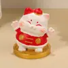 Gato de la Suerte que Atrae la Fortuna, Decoración de Dibujos Animados Creativa de Oficina Estilo Chino, Adorno de Producto Cultural y Creativo de Gato Lindo