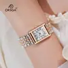 Reloj Romano Cuadrado para Mujer ORSGA Pulsera de Moda Pulsera Fábrica en Vivo Transfronterizo Casual de Negocios Reloj de Cuarzo