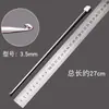 Directo del fabricante: Ganchillo de aleación de aluminio con mango largo 27cm Herramienta de tejido para el hogar, ganchillo de metal colorido de alta calidad