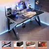 Mesa de Computador, Mesa de Jogos para Desktop em Casa, Mesa Simples para Quarto, Mesa de Trabalho, Mesa de Estudo, Mesa de Escritório para Casa Alugada