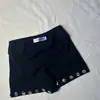 Shorts Femininos de Botão Slim-Fit Y2K Millennium de Verão em Estilo Gótico com uma Vibe Doce e Picante