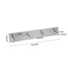 Gancho de Acero Inoxidable 304 Adhesivo Fuerte Sin Perforación Cocina Gancho Metálico Sin Clavos Colgante de Pared para Baño Gancho Adhesivo Sin Rastro