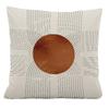 La Funda de Almohada Estampada de Lino Bohemio Más Popular de Amazon Decoración Estilo Nórdico Abstracto Venta Directa de Fábrica