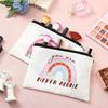 Amazon AliExpress Bolsa Cosmética Lona tamaño pequeño Bolsa con Cremallera Almacenamiento Algodón Transfronteriza Portátil Bolsa de Mano para Lavado
