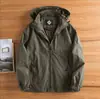 ¡Grado Profesional para Exteriores! ¡Impermeable y a prueba de viento! Comercio Exterior Chaqueta con Capucha Casual Nueva de Otoño para Hombre Chaqueta