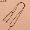 Corda para Pingente de Jade Fino Cordão de Colar Trançado à Mão Pingente de Jade Dourado Cordão Vermelho Bebê Cordão para Pingente Cordão Infantil Homens e Mulheres