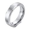 Anillos hombre anillo acero tungsteno negro al por mayor hombre acero tungsteno 5mm anillo oro negro TCR-061