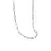 334 Estilo Coreano Ins Diseño de Nicho Sentido Frío Simple Moderno Genial Cadena de Flores para Coche Collar de Plata de Ley S925 para Mujeres