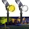 Focos Solares, Luces para Césped de Exterior, Luces para Jardín Paisajístico, Luces Decorativas para Jardín, Luces para Iluminación de Árboles en Casa