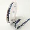 Fita de Sarja Ondulada Cor Sólida Dupla Face Material para Laço de Roupas Headwear Artesanal DIY Fita Decoração de Presente