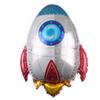 Nuevo cohete de globo de película de aluminio de astronauta para niños, decoración para fiesta de cumpleaños, globo al por mayor