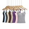 Outono e inverno lixando cartoon peito sling com almofada de peito grosso colete feminino pequeno peito exterior expansão grande base superior uso interno uso externo