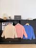 Xianao 2023 Invierno nueva ropa infantil niños y niñas suéter cálido estilo coreano patrón de cáñamo suéter infantil engrosado