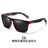 Óculos de Sol Personalizados para Ciclismo Atacado Óculos Polarizados Europeus e Americanos para Homens Óculos de Sol Retrô Comércio Exterior