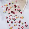 Adesivos Originais de Arte para Unhas Flor de Rosa 5D Embossados Tridimensionais Puro Desejo Frio e Elegante Rosa Adesivos DIY para Unhas Decorações Modelo Hg