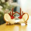 Presilhas de Cabelo de Natal Mais Vendidas Transfronteiriças, Novos Acessórios de Cabelo de Galho de Veado, Ornatos Tendência Fofos de Galhos de Veado para Festas de Natal, Acessórios de Cabeça