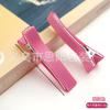 Pinza para el pelo de cinta de 5 cm todo incluido, tela de hilo, pinza de pico de pato, pasador de doble punta lindo, no daña el pelo, accesorios hechos a mano DIY