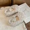 Zapatos Peludos de Correa Cruzada Estilo Suave para Niños 2026 Nuevos Zapatos de Algodón Cálidos de Invierno Zapatos de Felpa para Niñas Calzado para Exteriores