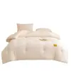 Colcha Acolchoada de Algodão Pegajoso Lavável de Fibra de Soja Colcha de Primavera e Outono Colcha de Inverno Colcha Espessa Colcha de Algodão para Dormitório de Primavera e Outono